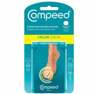 COMPEED CALLOS HIDROCOLOIDE ENTRE DEDOS 10 UNIDADES