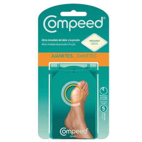 COMPEED JUANETES HIDROCOLOIDE 5 UNIDADES
