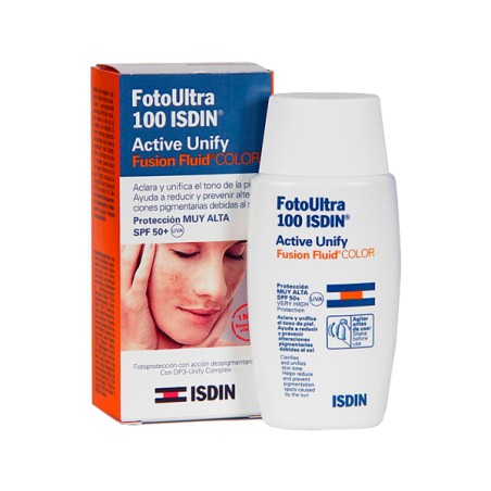 ISDIN FOTOULTRA 100 ACTIVE UNIFY  1 ENVASE 50 ML COLOR