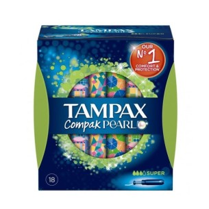 TAMPAX COMPAK PEARL  20 UNIDADES SUPER