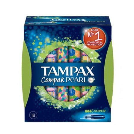 TAMPAX COMPAK PEARL  20 UNIDADES SUPER