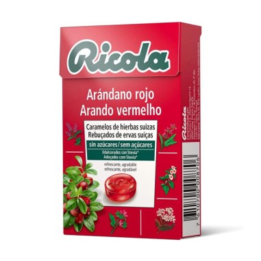 RICOLA CARAMELOS SIN AZUCAR  1 ENVASE 50 G SABOR ARANDANO
