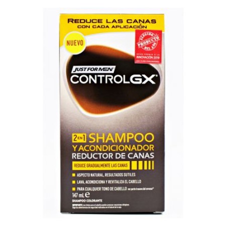 CONTROL GX REDUCTOR DE CANAS 2 EN 1 CHAMPU Y ACONDICIONADOR 1 TUBO 118 ML