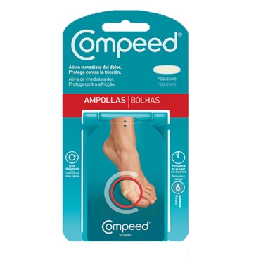 COMPEED AMPOLLAS HIDROCOLOIDE TALLA MEDIANA 5 UNIDADES