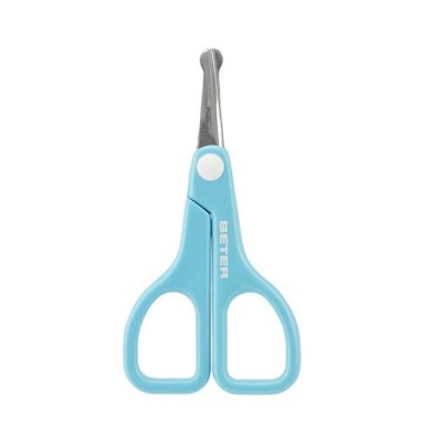TIJERA BEBE BETER MANGO PLASTICO 9,2 CM 1 UNIDAD