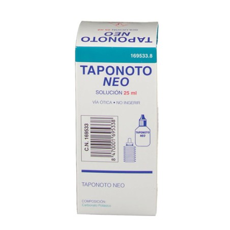 TAPONOTO NEO SOLUCION LIMPIEZA OIDOS  1 VIAL GOTERO 25 ML + PERA