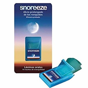 SNOREEZE LAMINAS ORALES  14 UNIDADES