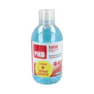 PHB TOTAL ENJUAGUE BUCAL  1 ENVASE 300 ML + 1 ENVASE 200 ML
