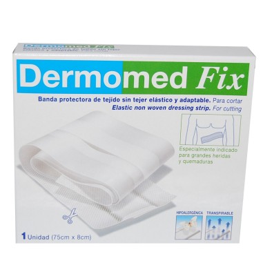 APOSITO ESTERIL BANDA DERMOMED FIX SEGUNDA PIEL 1 UNIDAD 75 X 8 CM