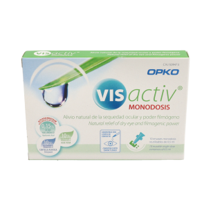 VIS ACTIV ESTERIL GOTAS OCULARES HUMECTANTES 10 MONODOSIS 0,5 ML