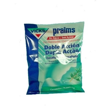 VICKS CARAMELOS DOBLE ACCION  1 ENVASE 72 G