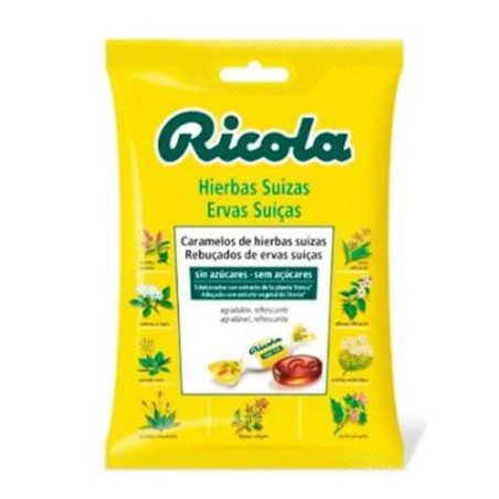 RICOLA CARAMELOS SIN AZUCAR HIERBAS  1 BOLSA 70 G