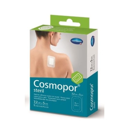 APOSITO ESTERIL COSMOPOR STERIL 5 UNIDADES 7,2 X 5 CM