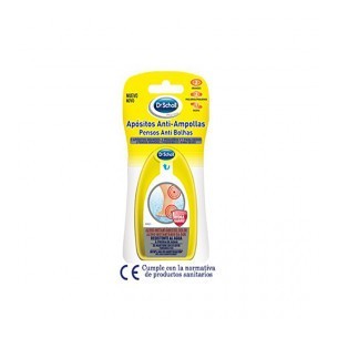 APOSITOS DR SCHOLL HIDROCOLOIDE AMPOLLAS  2 UNIDADES GRANDE + 3 UNIDADES PEQUEÑA 3 + 1 DEDOS
