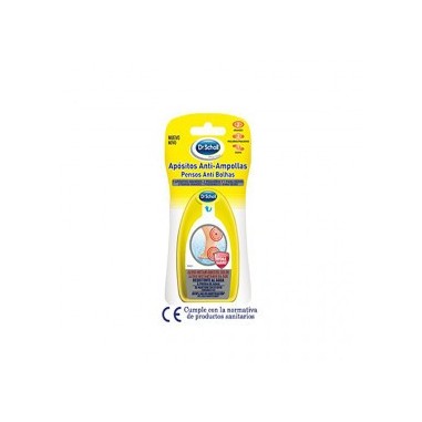 APOSITOS DR SCHOLL HIDROCOLOIDE AMPOLLAS  2 UNIDADES GRANDE + 3 UNIDADES PEQUEÑA 3 + 1 DEDOS