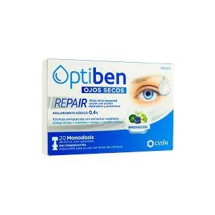 OPTIBEN OJOS SECOS REPAIR  20 MONODOSIS 0,5 ML