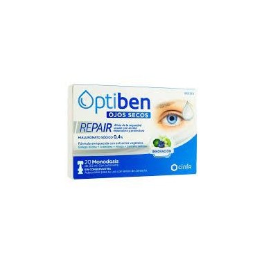OPTIBEN OJOS SECOS REPAIR  20 MONODOSIS 0,5 ML