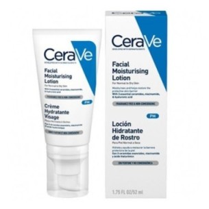 LOCION HIDRATANTE DE ROSTRO PIEL NORMAL CERAVE 1 ENVASE 52 ML