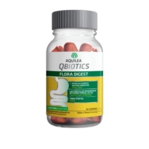 AQUILEA QBIOTICS FLORA DIGEST  30 GUMMIES SABOR FRESA