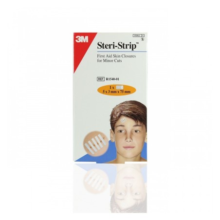 STERI STRIP 1540 SUTURA CUTANEA ESTERIL 5 TIRAS 75 MM X 3 MM