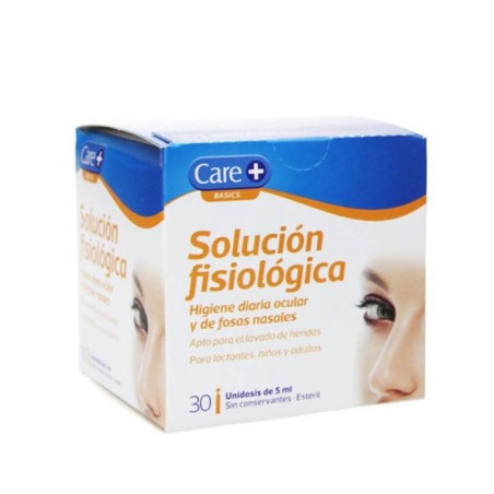 CARE+ SOLUCION FISIOLOGICA  30 MONODOSIS 5 ML