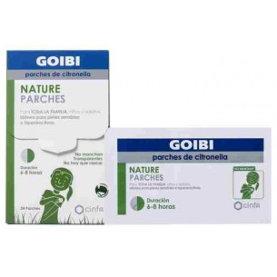 GOIBI PARCHES DE CITRONELA  24 PARCHES