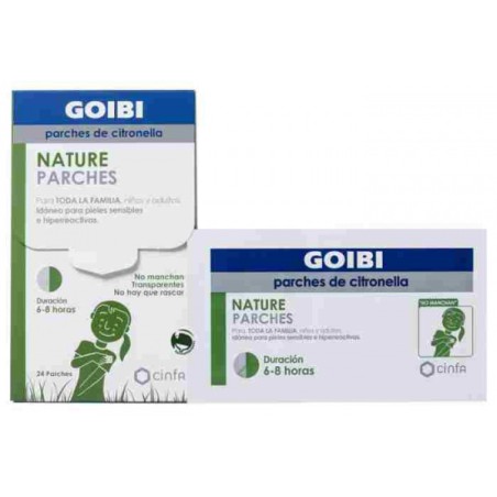 GOIBI PARCHES DE CITRONELA  24 PARCHES