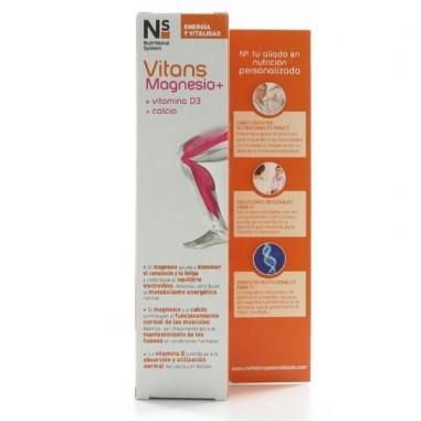NS VITANS MAGNESIO+  15 COMPRIMIDOS EFERVESCENTES SABOR NARANJA