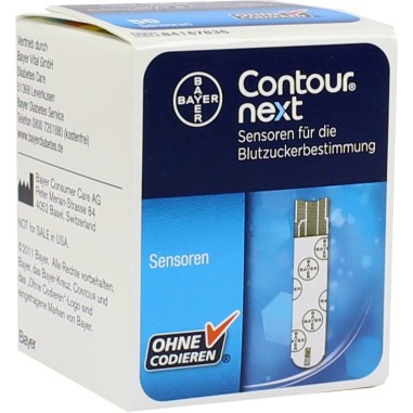 TIRAS REACTIVAS GLUCEMIA CONTOUR NEXT 25 UNIDADES