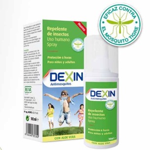 DEXIN EXTRA FUERTE SPRAY REPELENTE DE INSECTOS DE USO HUMANO 1 ENVASE 75 ML