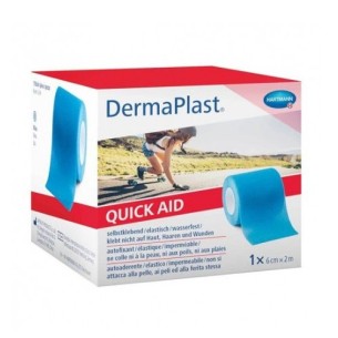 TIRITAS QUICK AID APOSITO ADHESIVO COLOR AZUL 6 CM X 2 M 1 U