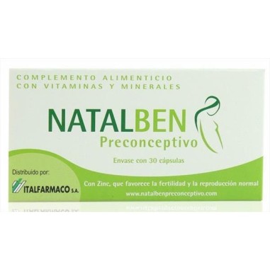 NATALBEN PRECONCEPTIVO  30 CAPSULAS