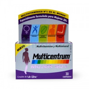 MULTICENTRUM MUJER 50+  30 COMPRIMIDOS