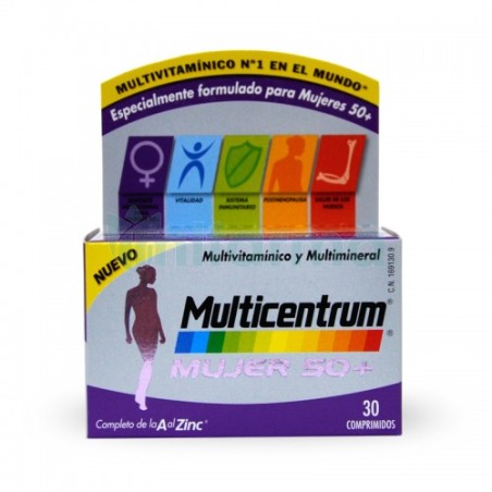 MULTICENTRUM MUJER 50+  30 COMPRIMIDOS