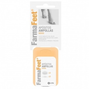 FARMAFEET APOSITOS AMPOLLAS  DEDOS 6 UNIDADES