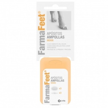 FARMAFEET APOSITOS AMPOLLAS  DEDOS 6 UNIDADES