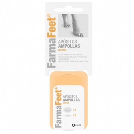 FARMAFEET APOSITOS AMPOLLAS  DEDOS 6 UNIDADES