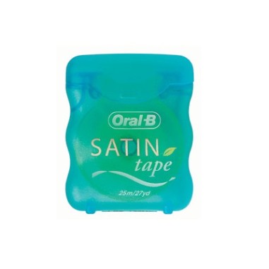 SATIN TAPE FLUOR CINTA DENTAL 1 ENVASE 25 M SABOR MENTA