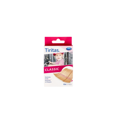 TIRITAS CLASSIC APOSITO ADHESIVO 10 UNIDADES 10 CM X 6 CM  10 U PRECORTADAS