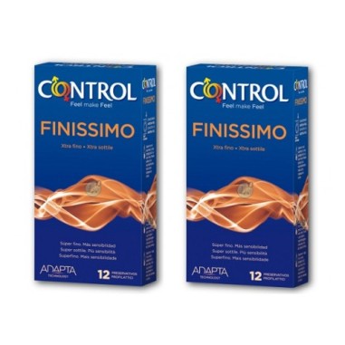 CONTROL FINISSIMO ORIGINAL PRESERVATIVOS 2 ENVASES 12 UNIDADES