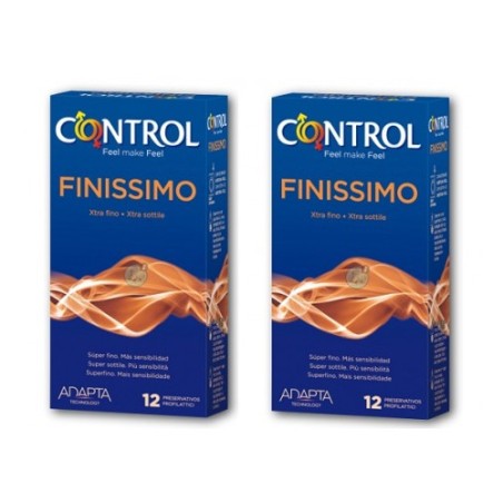 CONTROL FINISSIMO ORIGINAL PRESERVATIVOS 2 ENVASES 12 UNIDADES