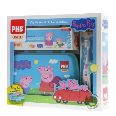PACK PHB PETIT GEL DENTIFRICO INFANTIL + CEPILLO  CON REGALO PEPPA