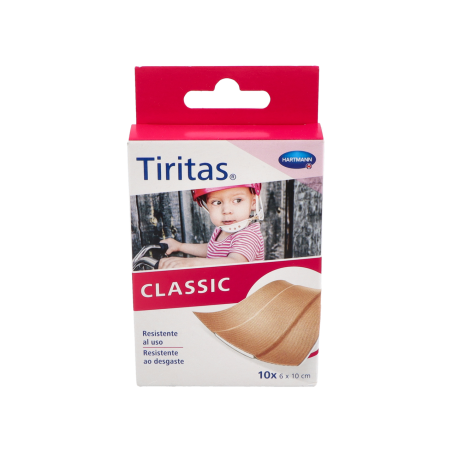 TIRITAS CLASSIC APOSITO ADHESIVO 10 UNIDADES 10 CM X 6 CM CONTINUAS