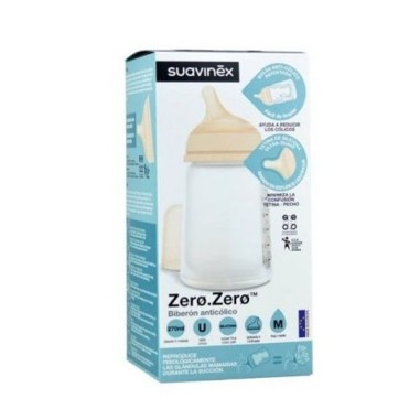 BIBERON ANTICOLICO T SILICONA SUAVINEX M 270 ML