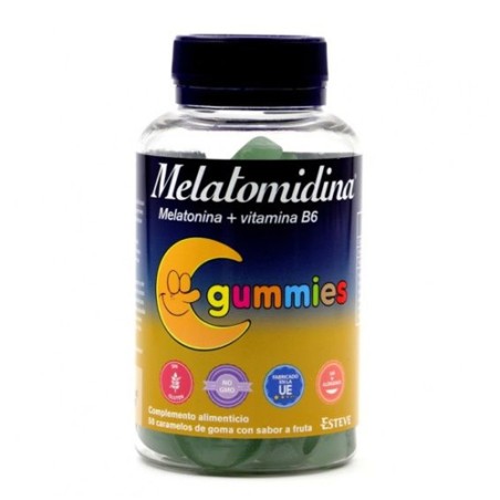 DORMINATUR GUMMIES  60 CARAMELOS DE GOMA SABOR FRUTA