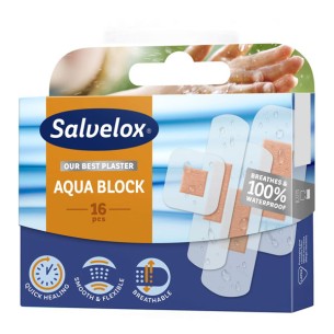 SALVELOX AQUA BLOCK APOSITO ADHESIVO 16 APOSITOS