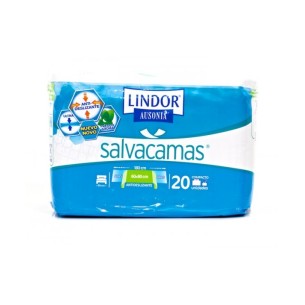 LINDOR AUSONIA SALVACAMAS  6 PAQUETES 15 UNIDADES 90 CM X 60 CM