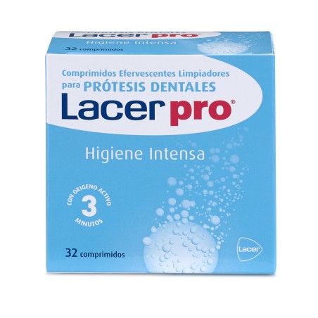 LACERPRO LIMPIEZA PROTESIS DENTAL 32 COMPRIMIDOS EFERVESCENTES
