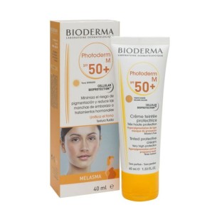 PHOTODERM M SPF 50+ CREMA COLOR BIODERMA 1 ENVASE 40 ML COLOR DORADO