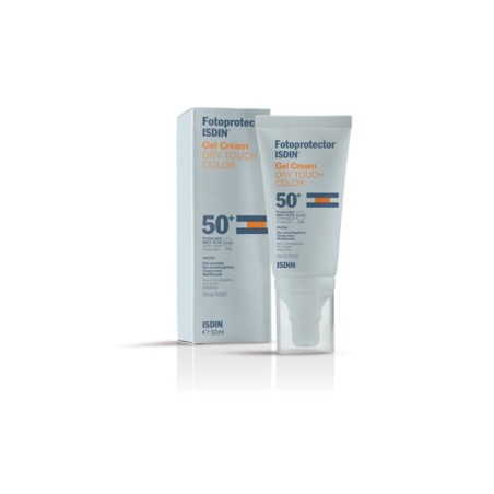 FOTOPROTECTOR ISDIN SPF 50+ DRY TOUCH BB CREAM  GEL CREMA 1 ENVASE 50 ML COLOR